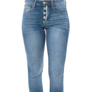 Vervet Ankle Skinny Button Fly Jeans size 28